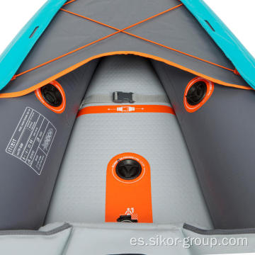 Padeta de aire Kayak Pesca Kayak Blue Kayak inflable de 3 personas en venta